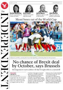 The Independent - July 1, 2018