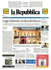 la Repubblica - 11 Ottobre 2017