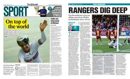 The Herald Sport (Scotland) – October 17, 2022