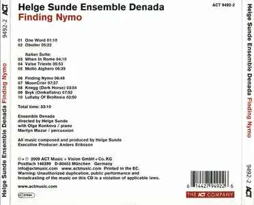 Helge Sunde, Ensemble Denada - Finding Nymo (2009) [Re-Up]