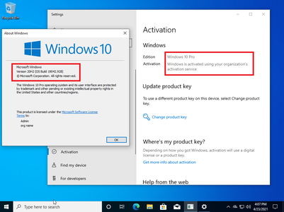 Windows 10 20H2 10.0.19042.928 AIO 26in1 (x86/x64) April 2021 Preactivated