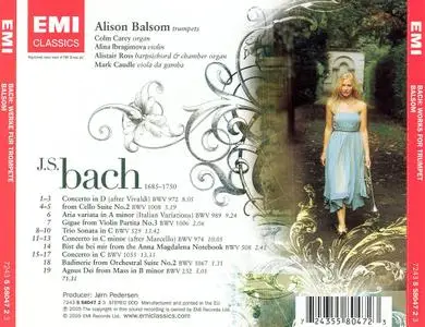 Alison Balsom - Bach: Works for Trumpet (2005) (Repost)