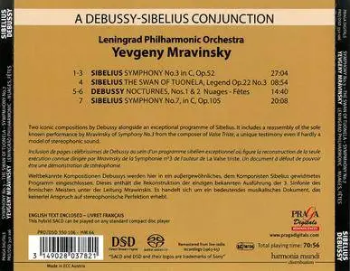 Yevgeny Mravinsky, LPO - Jean Sibelius: Symphony No.3 & No.7, 'The Swan of Tuonela'; Claude Debussy: Nocturnes (2016)