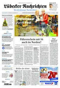 Lübecker Nachrichten Mecklenburg - 23. Dezember 2017