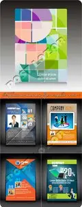 Professional business flyer template vector 2
