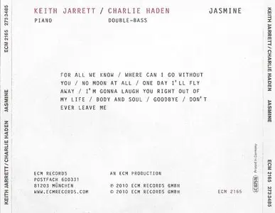 Keith Jarrett & Charlie Haden - Jasmine (2010) {ECM 2165}