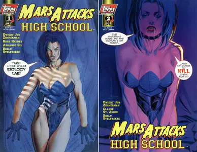 Mars Attacks High School #1, #2