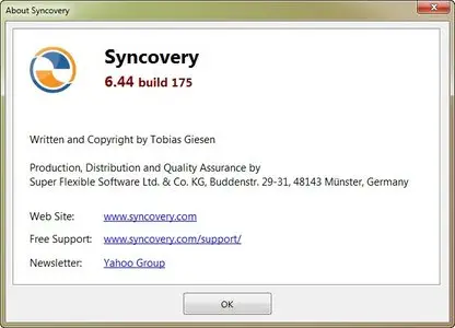 Syncovery 6.44 Build 175