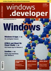 windows developer Magazin November No 11 2012