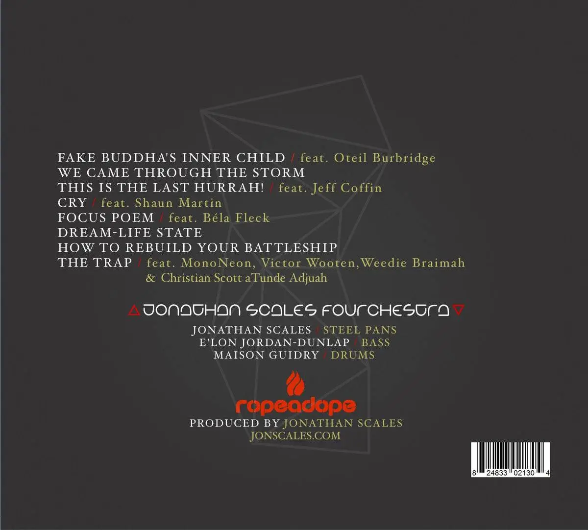 Jonathan Scales Fourchestra - Pillar (2018)