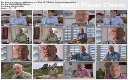 (Joseph STIGLITZ Interview) Environnement vs Economie (DVDrip)  2007   Re-post