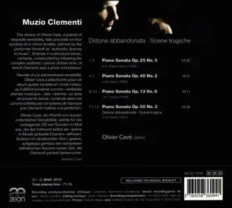 Olivier Cavé - Muzio Clementi: Didone abbandonata - Scene tragiche (2010)