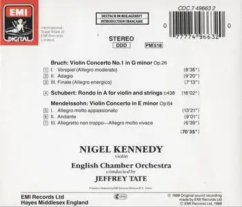Nigel Kennedy - Mendelssohn & Bruch: Violin Concertos (1988)