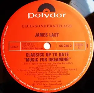 James Last - Classics up to date (1976) Vinyl - Polydor 2371 711 (24bit/96kHz)