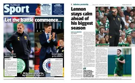 The Herald Sport (Scotland) – August 03, 2019