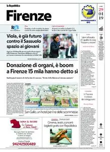 la Repubblica Firenze – 29 aprile 2019