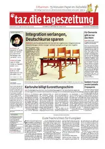 Tageszeitung TAZ vom 08 September 2011