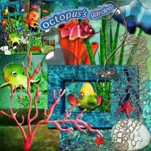 Scrap set «Octopus’s Garden»
