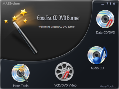 MAEMedia Goodisc CD DVD Burner 2.1.3