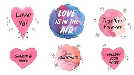 Love Is In The Air. Watercolor Titles 35835056