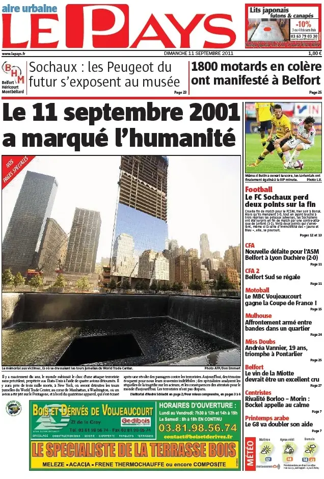 Le Pays - (11.09.2011)
