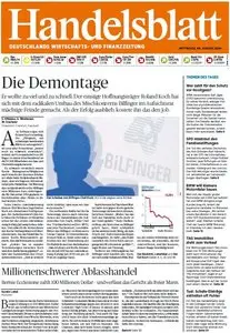 Handelsblatt vom Mittwoch, 06. August 2014