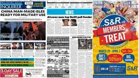 Philippine Daily Inquirer – March 29, 2017