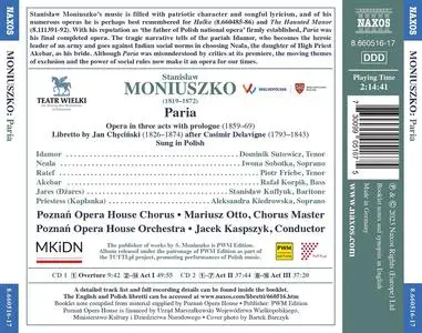 Jacek Kaspszyk, Poznań Opera House Orchestra - Stanisław Moniuszko: Paria (2023)