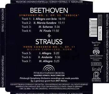 Manfred Hobeck - Beethoven: Symphony No. 3, Op. 55 "Eroica" - Strauss: Horn Concerto No. 1, Op. 11 (Live) (2018)