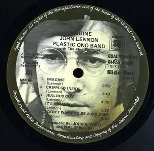 John Lennon - Imagine (Apple 1971) SQ Quadraphonic 24-bit/96kHz Vinyl Rip