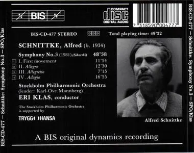 Alfred Schnittke - Symphony No.3 - Stockholm Philharmonic Orchestra, Eri Klas (1990) {BIS Schnittke Edition, BIS-477} (Item #6)