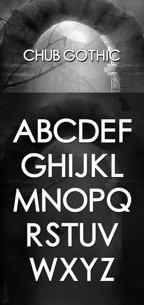 Chub Gothic Font Style / AvaxHome