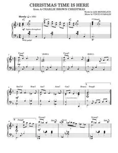 Christmas Time Is Here [Jazz version] (arr. Brent Edstrom) - Lee Mendelson (Piano Solo)