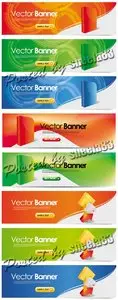 Color Website Banners Vector