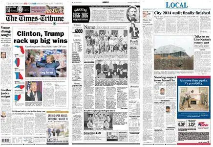The Times-Tribune – March 16, 2016