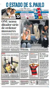 Jornal O Estado de São Paulo - 24 de fevereiro de 2012 - Sexta