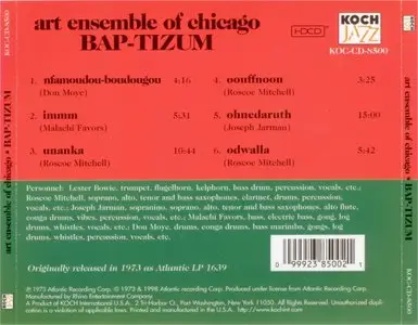 Art Ensemble Of Chicago - Bap-Tizum (1998)
