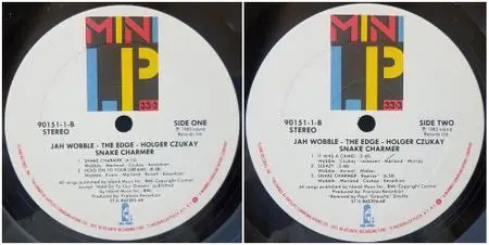 Jah Wobble/The Edge/Holger Czukay - Snake Charmer (EP) (vinyl rip) (1983) {Island}