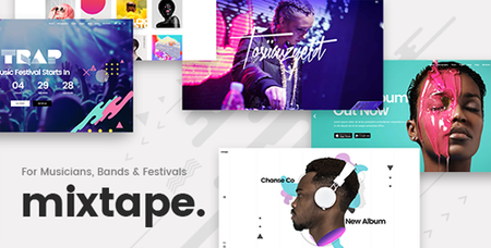 ThemeForest - Mixtape v1.3 - A Fresh Music Theme for Artists, Bands, and Festivals - 1998438