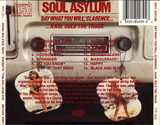 Angel x welcome to the soul asylum. Soul Asylum - say what you will, Clarence ... Karl sold the Truck (1984). Soul Asylum обложка альбома time's Incinerator. Asylum перевод.