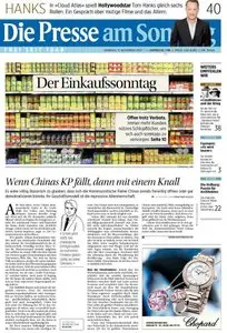 Die Presse am Sonntag, 11. November 2012