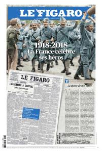 Le Figaro du Samedi 10 et Dimanche 11 Novembre 2018