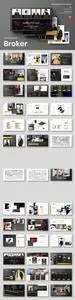 Broker - Business Powerpoint, Keynote and Google Slides Template