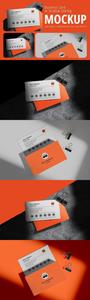 Business Card in Shadow Overlay Mockup KRFJ4AP