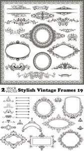 Vectors - Stylish Vintage Frames 19