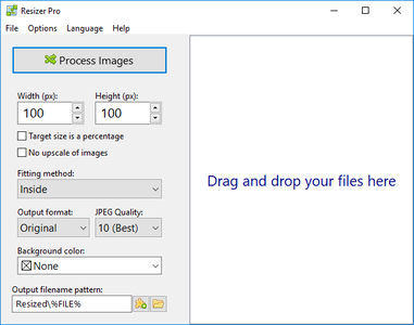 Resizer Pro 1.1 Multilingual