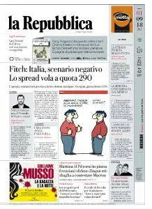 la Repubblica - 1 Settembre 2018