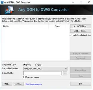 Any DGN to DWG Converter 2023.0 Portable