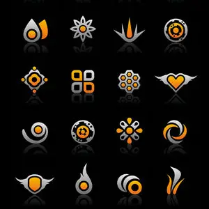 Vector Gold icons