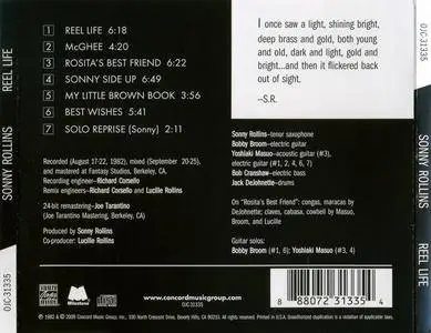 Sonny Rollins - Reel Life (1982) {Milestone OJC-31335 rel 2009}